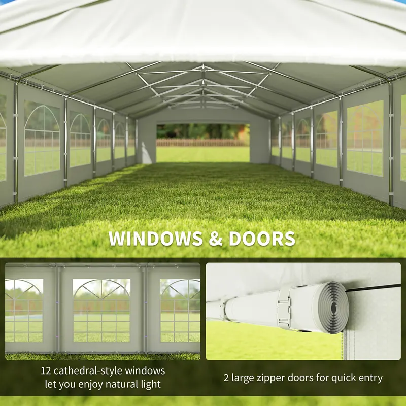 Heavy Duty Party Tent Outdoor Gazebo Wedding Tent Event Shelter β photo 7