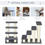 Pawhut Cat Tree with 4 Steps for High Beds Couch — photo 6