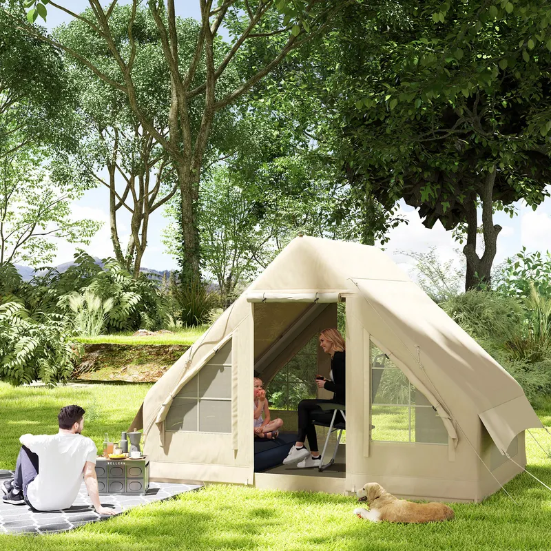 Inflatable Camping Tent with Hand Pump — photo 2