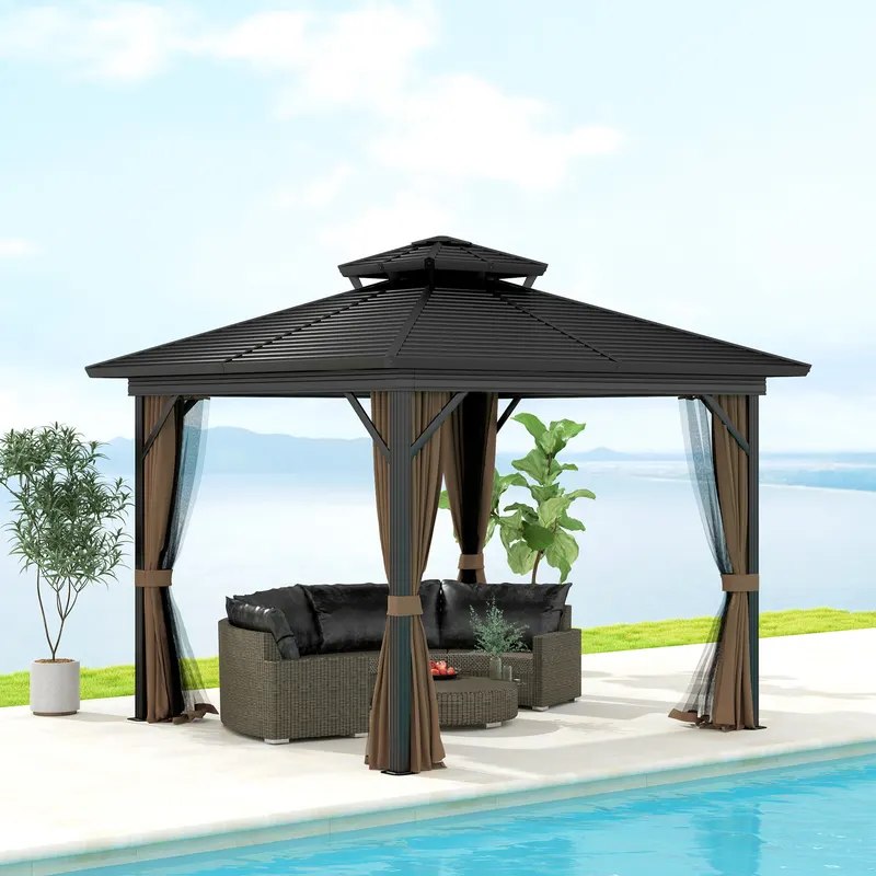 Hardtop Gazebo with Aluminum Frame — photo 2
