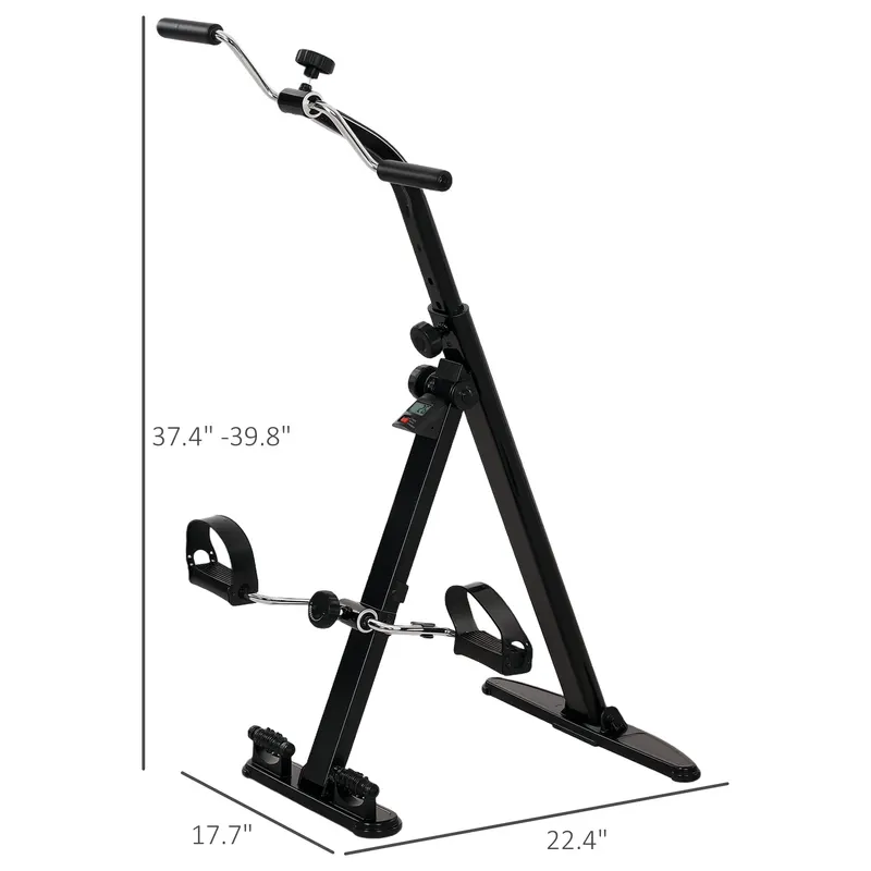 Seated Pedal Exerciser — Foldable Leg Exercise Bike with LCD — photo 4
