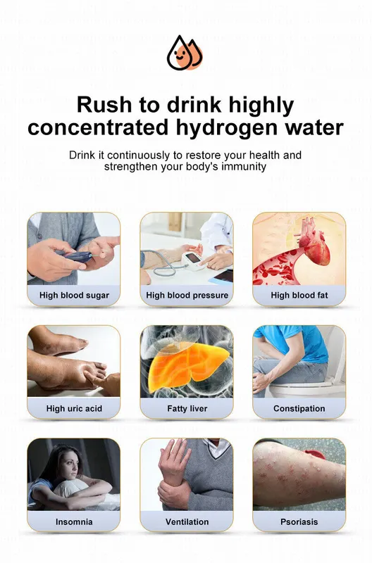 Hydrogen Water Bottle 1.5L Hydrogen Rich Portable Rich Hydrogen β photo 2