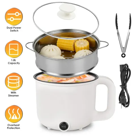 1.8L Electric Hot Pot with Ceramic Inner Liner