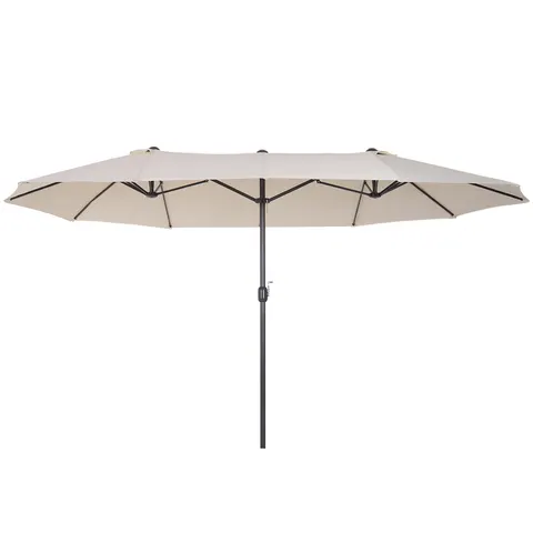 15ft Patio Umbrella Double-sided Outdoor Market Extra Large