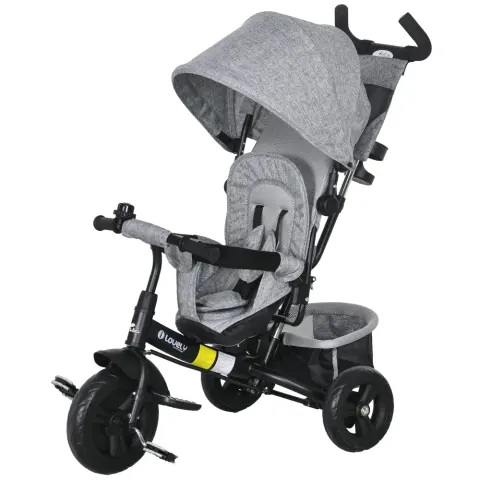 6 in 1 Tricycle for Toddler 1-5 Years with Parent-push Handle