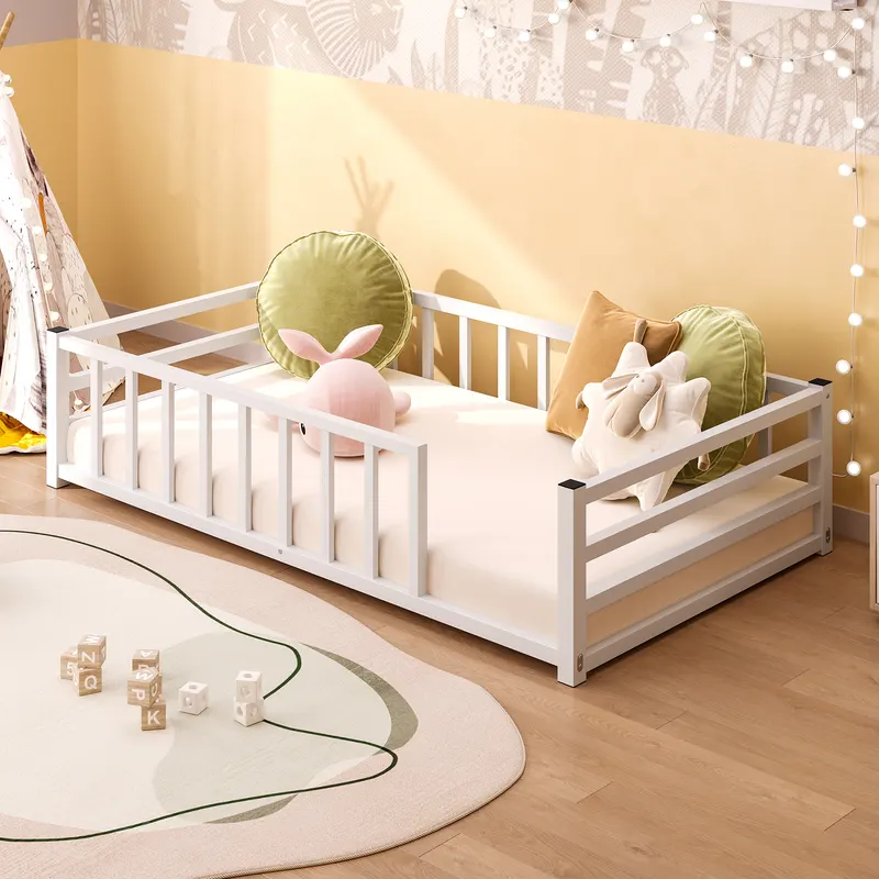 Twin Size Floor Bed β Low Profile Metal Platform with Heavy Duty β photo 4