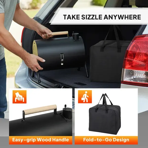 Portable Charcoal Grill Outdoor Stove — photo 4