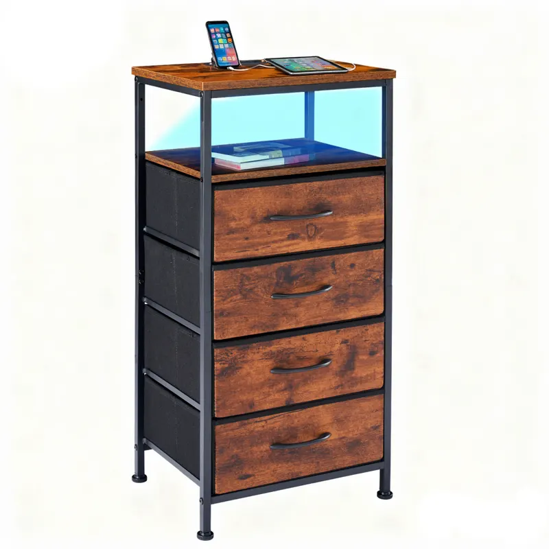 Nightstand with Charging Station β photo 3