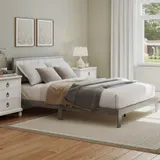 Queen Bed Frame with Headboard Queen Platform Bed Frame — photo 6