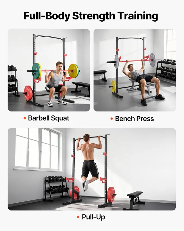 Power Cage Squat Rack — Multifunctional Power Rack Home Gym — photo 3