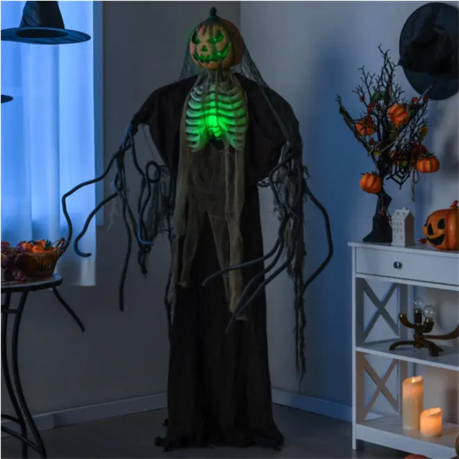 6ft Halloween Animatronic Ghost Pumpkin β photo 5