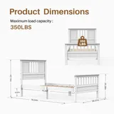 Twin Size Metal Platform Bed Frame — photo 1
