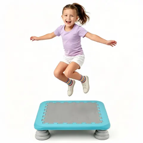25.5 Inch Kids Mini Trampoline with Non-slip EVA Jumping Surface