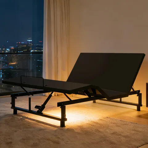 Adjustable Bed Base Frame Queen Bed Frame with Head and Foot