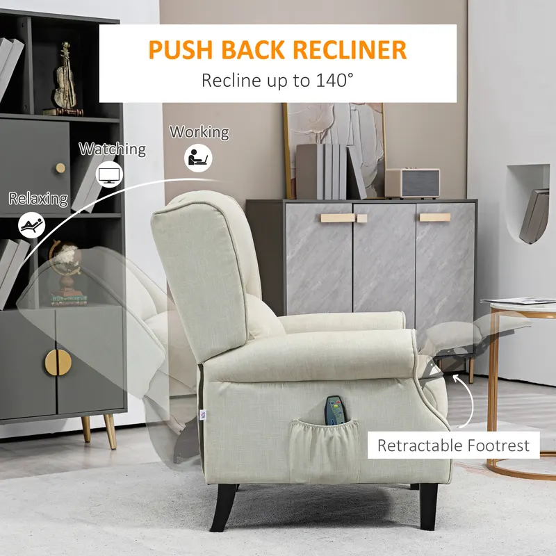 Vibrating Massage Recliner Chair with Heat β photo 5