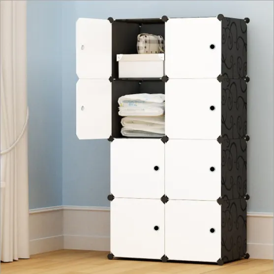 8 Cube Organizer Stackable Plastic Cube Storage Shelves Design β photo 3