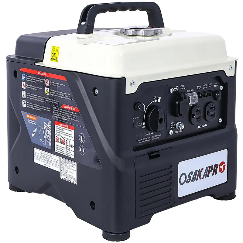 Portable 1200W Ultra-quiet Gas Engine Inverter Generator — photo 2