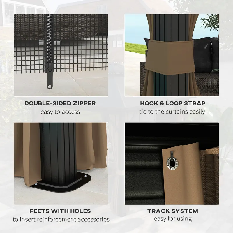 Hardtop Gazebo with Aluminum Frame — photo 4