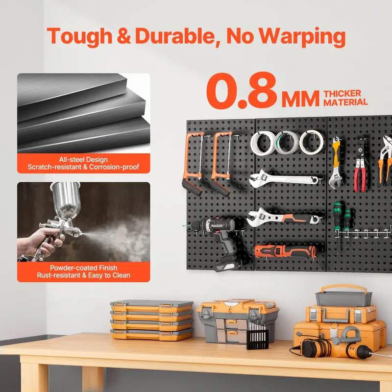 Metal Pegboard Panels — 24" X 12" Pegboard — photo 4