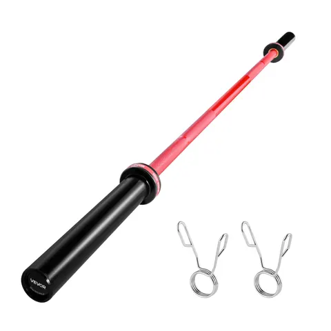6FT Barbell Bar — Fits 2-Inch Weight Plates