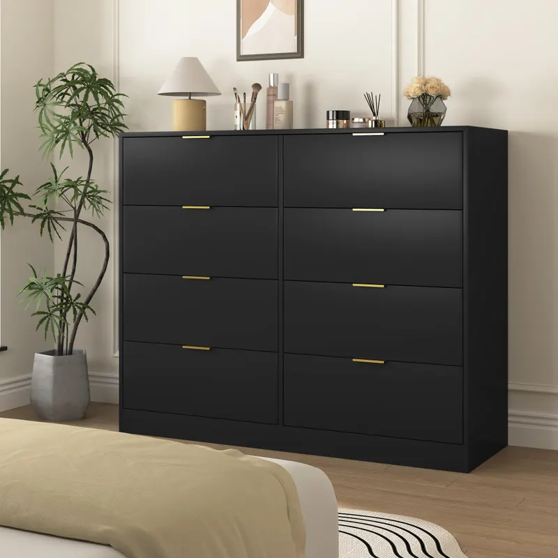 8 Drawers Dresser for Bedroom — Wood Bedroom Dresser Modern — photo 2