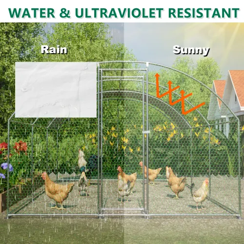 Large Chicken Coop Metal Chicken Track with Waterproof and UV — photo 7