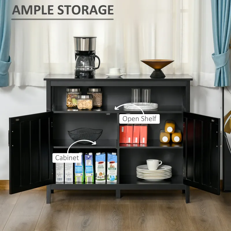 Sideboard Buffet Cabinet — Coffee Bar Cabinet with 2 Doors — photo 6