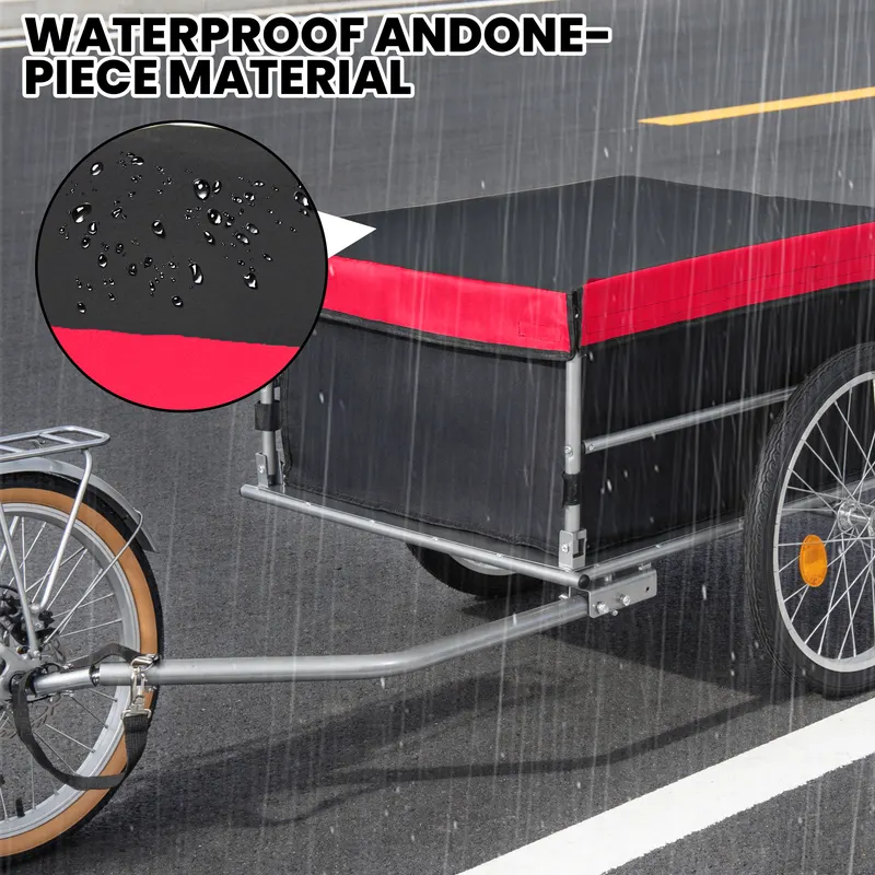Foldable Bicycle Bike Cargo Trailer with 20 Wheels — photo 5