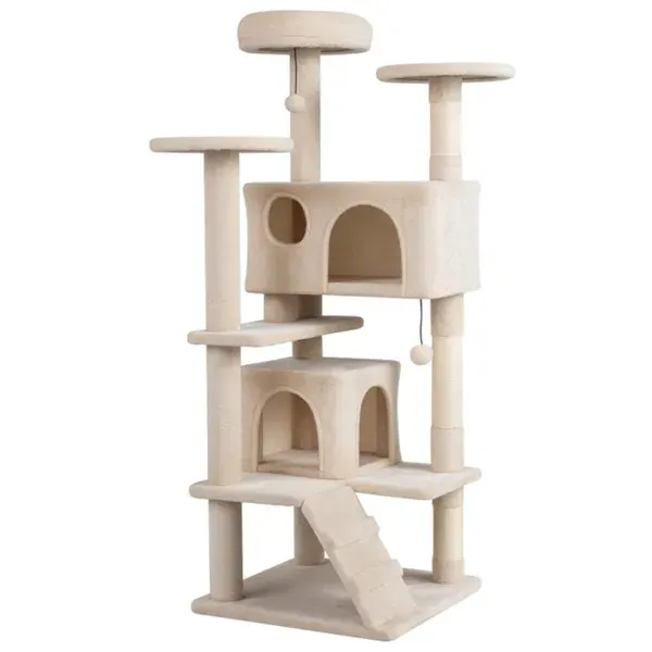 52" Tall Cat Tree Tower with Perches & Condos — photo 5