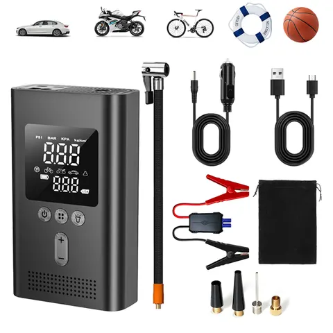 Portable Car Starter with Air Compressor