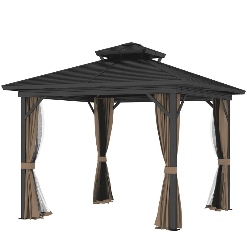 Hardtop Gazebo with Aluminum Frame