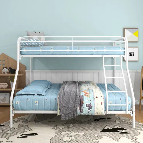 Twin-over-full Metal Bunk Bed — Heavy Duty Bunk Bed — photo 6