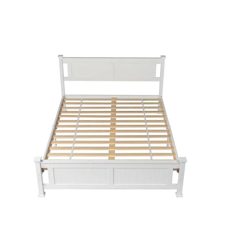 Queen Single Bunk Bed Painted + Melamine Veneer & Pine + MDF Bed — photo 5