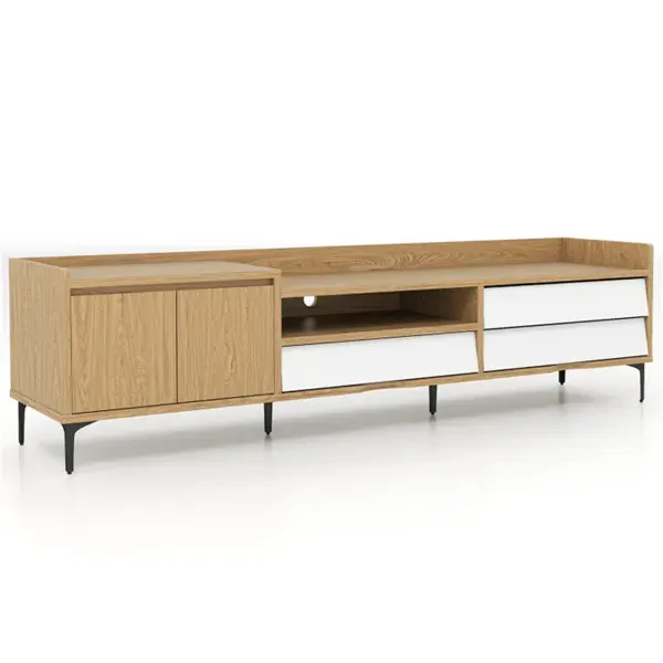 71 Entertainment Center with Drawers & Cabinet — photo 6