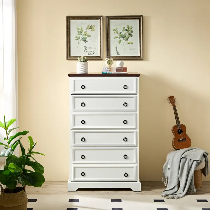 Modern 6 Drawer Dresser — Dressers for Bedroom