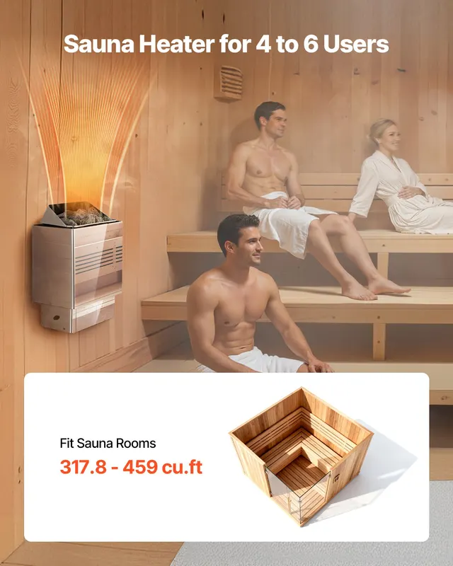 Sauna Heater — 9KW 240V Electric Sauna Stove — photo 5