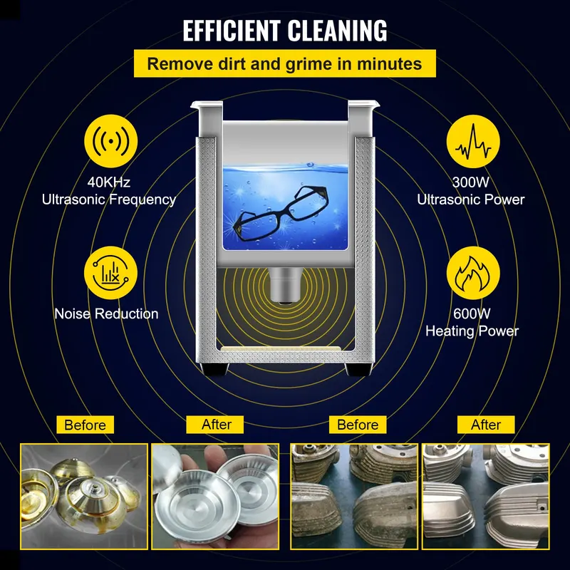 15L Upgraded Ultrasonic Cleaner 600W Heater — photo 3
