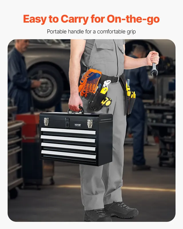 Metal Tool Box — 20.5-inch — photo 3