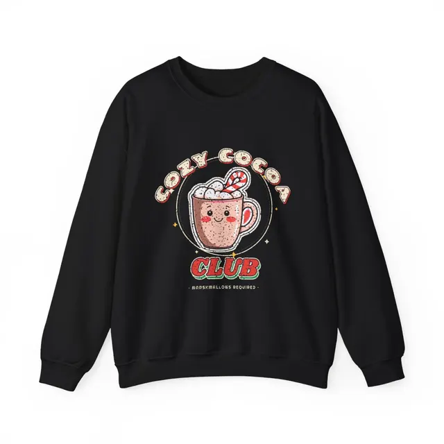 Cozy Cocoa Club Crewneck Sweatshirt