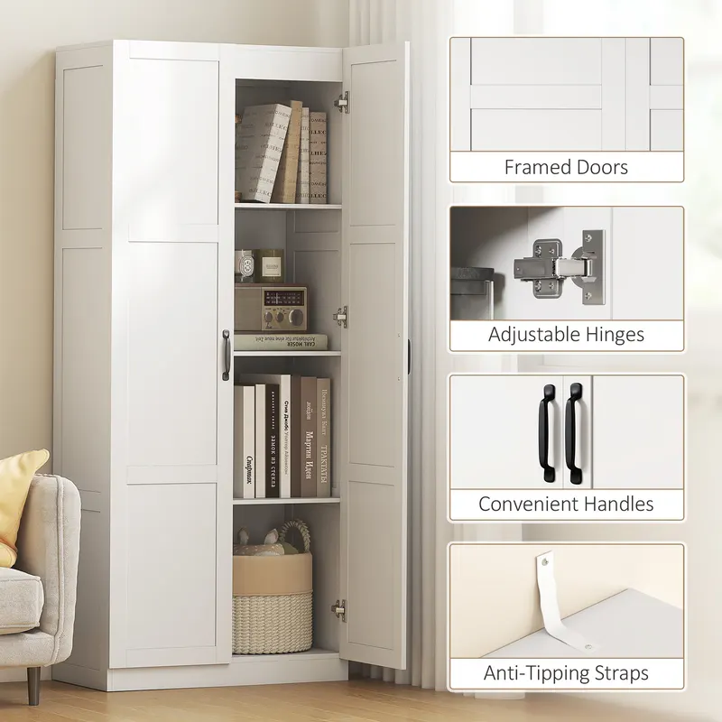 Farmhouse Pantry Cabinet — 71" Tall Kitchen Pantry Storage — photo 7