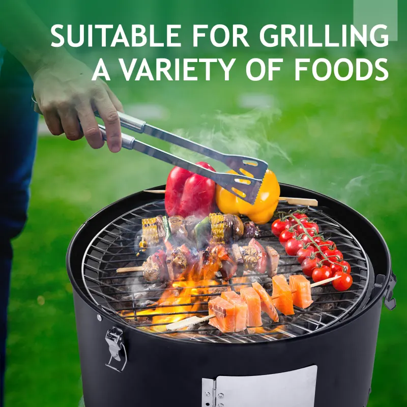 Vertical Steel Charcoal Smoker — photo 4
