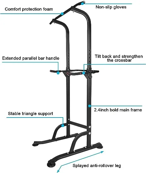 Sport Power Tower Workout Dip Station Pull Up Bar β photo 2