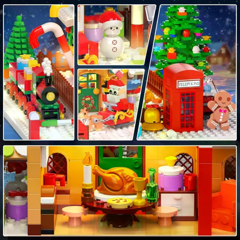 1642-Piece Mini Gingerbread House Advent Calendar — photo 7