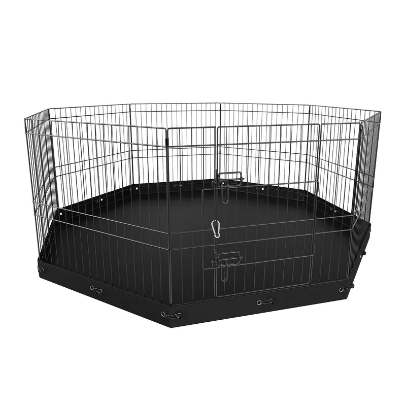 Dog Playpen — 8 Panels Foldable Metal Dog Exercise Pen — photo 2