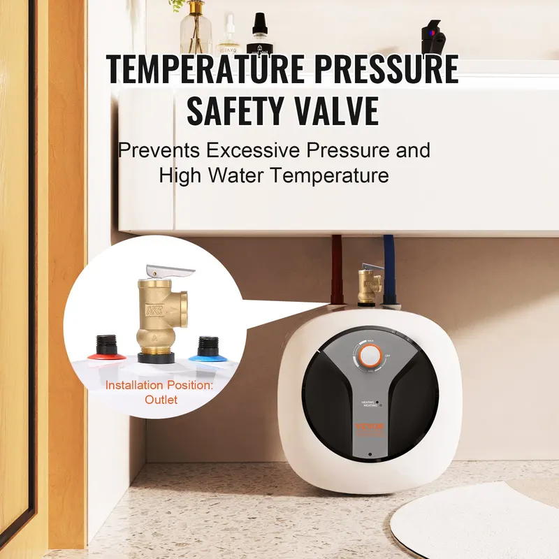 Electric Mini-tank Water Heater 8-Gallon Tank — photo 4