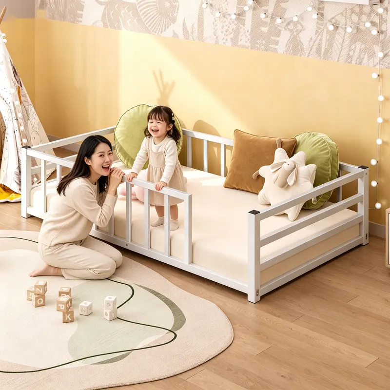 Twin Size Floor Bed β Low Profile Metal Platform with Heavy Duty β photo 3
