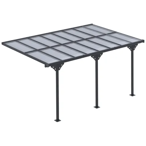 Aluminum Polycarbonate Pergola with UV Blocking for Outdoor