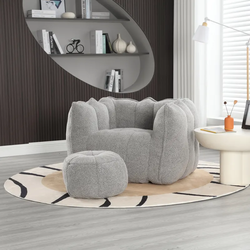 Soft Bean Bag Chair with High Resilient Foam(chips)for Living — photo 4