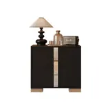 Elegant Nightstand with Metal Foot — photo 5