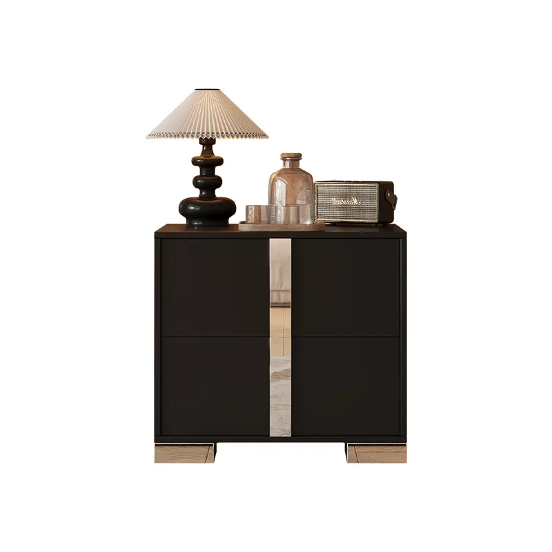 Elegant Nightstand with Metal Foot — photo 5